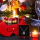 thumbnail image 4 of Collar Lebana de rosa auténtica roja preservada con la inscripción «I Love You», 4 of 7