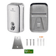 thumbnail image 2 of Dispensador Jabón Muro Acero Inoxidable 800 Ml Cromado Taumm, 2 of 3