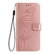 thumbnail image 2 of Funda cartera mariposa para iPhone 16e con soporte y ranuras para tarjetas Oro rosa, 2 of 5