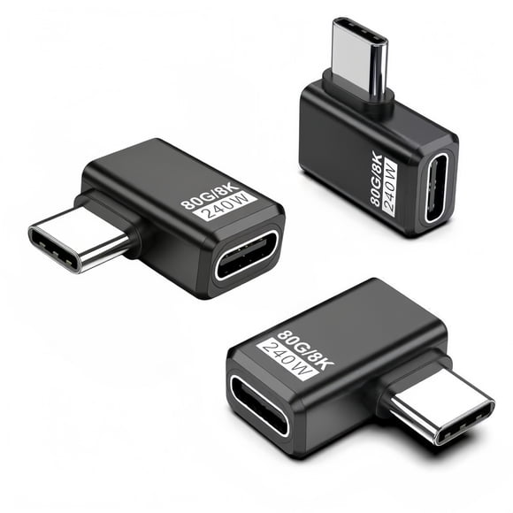 Adaptador USB‑C basecolors 80 Gbps 240 W 8K@240 Hz (pack de 3)