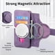 thumbnail image 2 of Funda Billetera Magnética para iPhone 15 Soporte Tarjetas Desmontable Morado, 2 of 6