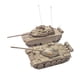 thumbnail image 3 of 2 Piezas 1/72 Kits De Modelo De Tanque De Construcción Artesanal Para Exhibición Recuerdo Niño Amarillo, 3 of 5