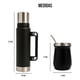 thumbnail image 5 of Termo De Agua Frío/calor 1.3 Litros + Mate 236ml Con Bombilla Rosado, 5 of 6