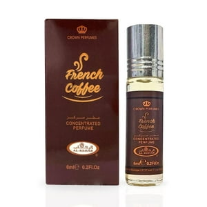 Aceite De Perfume Al-Rehab French Coffee Premium, 6 Ml, Para Mujer