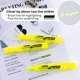 thumbnail image 4 of Resaltador BAZIC PRODUCTS Amarillo Pack de 3 con Punta de Cincel, 4 of 8
