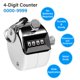 thumbnail image 3 of Manecilla metálica Tally Counter SDARMING de 4 dígitos para contar, 3 of 6