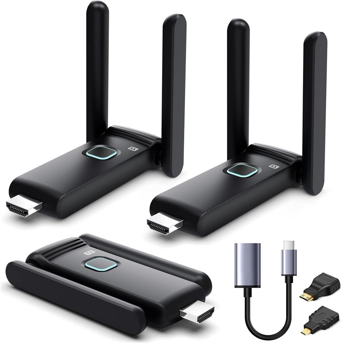 Transmisor Receptor Hdmi Inalambrico Yuyunlomn G58t 50m 6rx