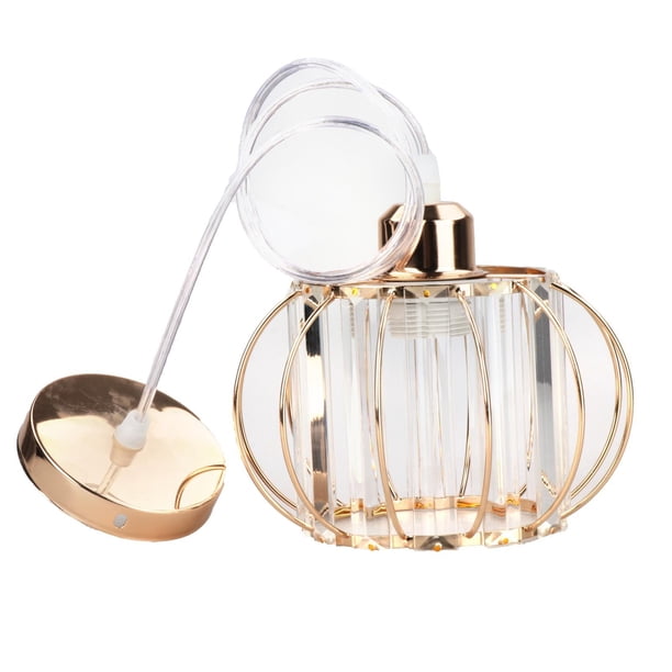 Lámpara colgante de cristal moderna Lámpara colgante Pantalla decorativa E27 Lámpara de techo Iluminación Lámpara industrial para restaurante Comedor Estilo B