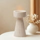 thumbnail image 3 of Candelabro Portavelas Marmol Travertino Torre Pequeño, 3 of 10