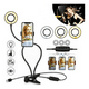 thumbnail image 1 of Soporte Clip Para Celular Ajustable Con Aro De Luz 9cm, 1 of 5
