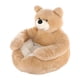 thumbnail image 5 of Cama cálida para mascotas Sofá Casa de perro de dibujos animados Nido de gato Encantador Antideslizante Fácil de limpiar Cachorro Casa Decoración Oso Caqui Pequeño, 5 of 5