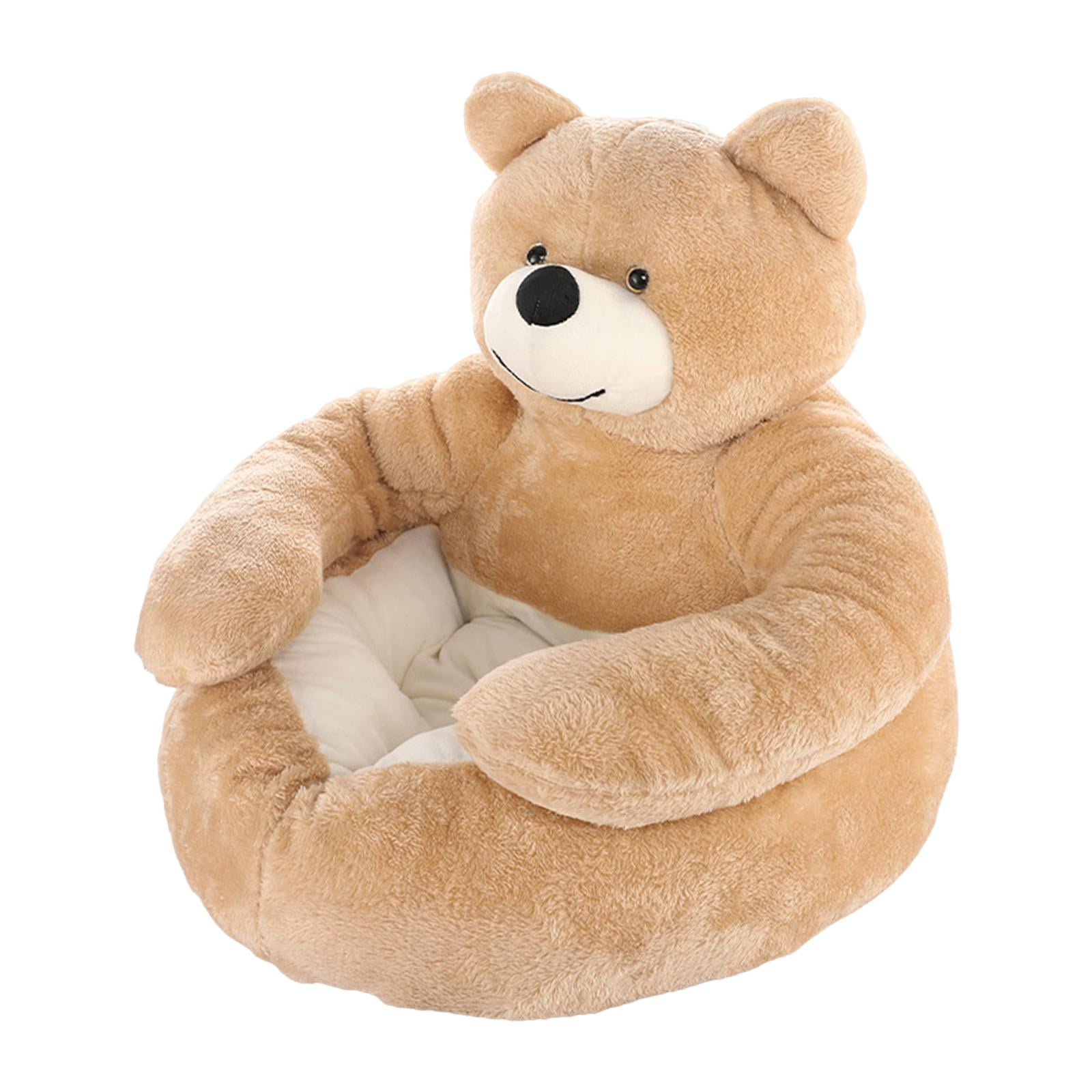 Cama Suave Para Mascotas, Sofá, Lavable A Máquina, Soporte Encantador, Casa De Perro De Dibujos Animados, Nido De Gato, Color Caqui, Pequeño