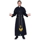 thumbnail image 1 of Set Costume Leg Avenue Priest para hombre, bata con capa negra XL, 1 of 5