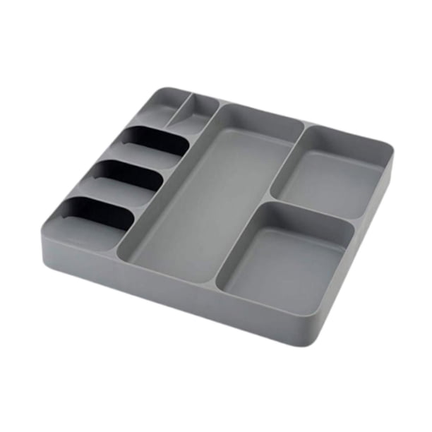 Organizador De Cubiertos, Caja De Almacenamiento Para Cajón De Cocina Doméstica, Accesorios De Gadgets, Gris