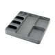 thumbnail image 1 of Organizador De Cubiertos, Caja De Almacenamiento Para Cajón De Cocina Doméstica, Accesorios De Gadgets, Gris, 1 of 5