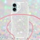 thumbnail image 3 of Funda FOXDOCK para iPhone 16 con Cuerda Ajustable, Brillo Líquido, Protección Antigolpes y Lente – Ideal para Regalo, 3 of 6