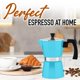 thumbnail image 3 of Moka Pot Zulay Kitchen ZK, 6 tazas, aluminio azul claro, 3 of 7