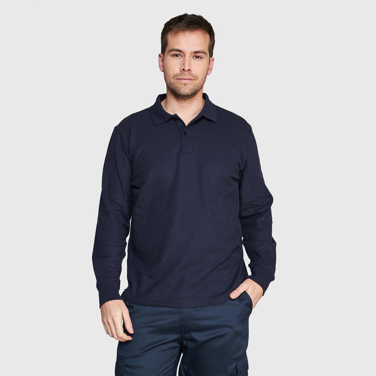 Jayson - Polera Pique T/C Ml Hombre Azul Marino L