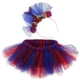 thumbnail image 1 of Ni?as Tutu vestido de falda sirena flor diadema conjunto princesa vestido traje S, 1 of 5
