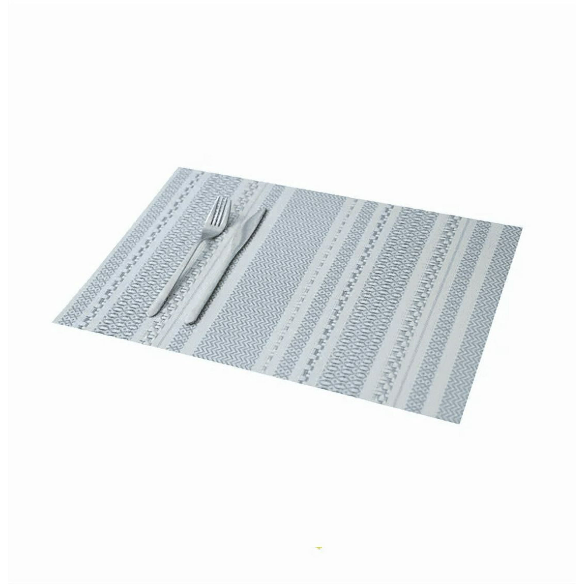 Genérico - Set 6 Individuales Mesa Diseños Rectangulares