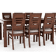 thumbnail image 1 of Juego de Comedor ROMA 8 Sillas Nogal Mesa Rectangular Madera, 1 of 4
