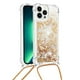 thumbnail image 1 of Funda FOXDOCK para iPhone 15 Pro con Cuerda Ajustable, Brillo Líquido, Protección Antigolpes y Lente – Ideal para Regalo, 1 of 6