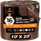thumbnail image 1 of Lona de polietileno Xpose Safety, superresistente, 16 mm, marrón, 3 x 6 m, 1 of 9