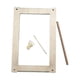 thumbnail image 2 of Kit De Telares De Madera Para Manualidades Múltiples Con Marco De Peine Y Aguja Para Alfombra 45 Cm X 29,5 Cm, 2 of 5