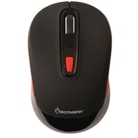 Tecmaster - Mouse Óptico Inalámbrico 382 Rojo