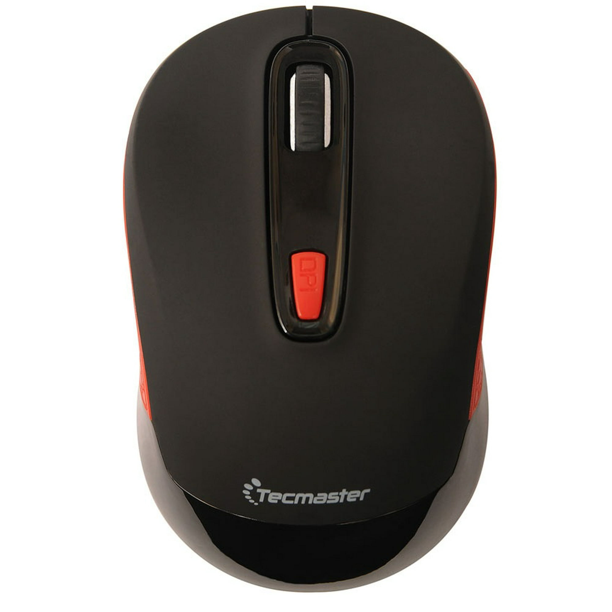 Tecmaster - Mouse Óptico Inalámbrico 382 Rojo