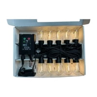 Aventura Store - Guirnalda De Luces Led Para Exteriores Con Panel Solar