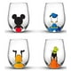 thumbnail image 1 of Juego de Copas de Vino JoyJolt Disney Mickey Mouse Squad set de 4 copas sin tallo de 15 oz, 1 of 3