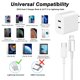 thumbnail image 3 of Cargador SpeedScope USB‑C de doble puerto con cable de 10 pies (3 m) – Pack de 2, 3 of 8