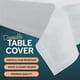 thumbnail image 3 of Mantel desechable HOUZZKINGZ USA blanco 137 x 274 cm, paquete de 12, 3 of 7
