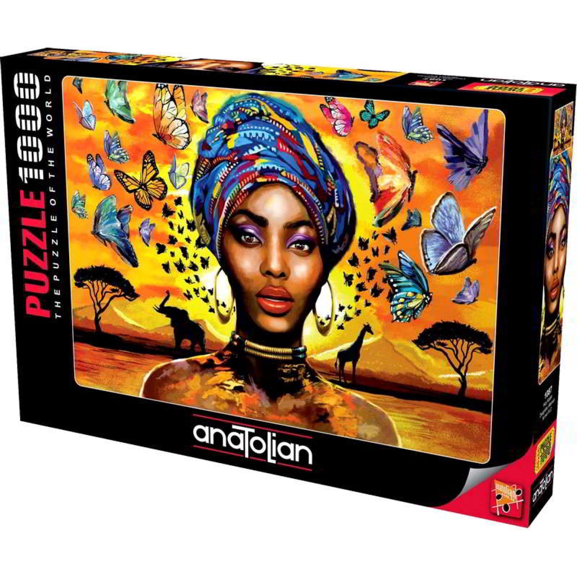Puzzle Delightful Woman 1000 Piezas