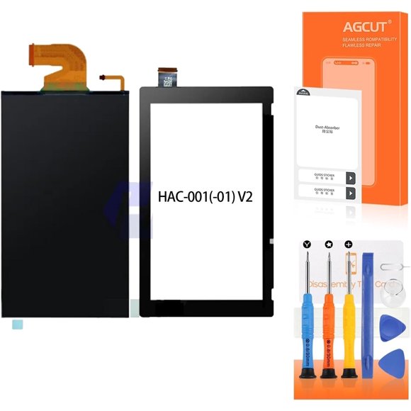 Pantalla LCD y Digitizador Táctil AGCUT HAC-001(-01) V2 para Nintendo Switch