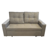 Camila Home - Sofá Cama Supreme Confortable 2 Plazas Lino Gris Claro Reclinable