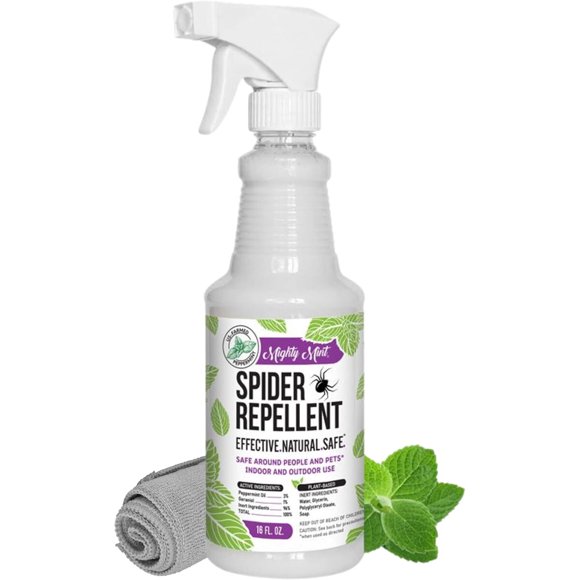 Mighty Mint Peppermint Oil Spider Repellent Spray, 16 oz
