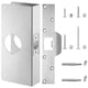thumbnail image 1 of Placa de refuerzo para cerradura y puerta Ftyokmi U 9551 de acero inoxidable, 1 of 9