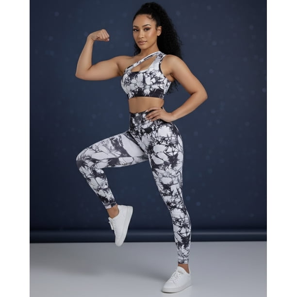 Conjunto Deportivo Mujer Tie Dye Levanta Glúteos