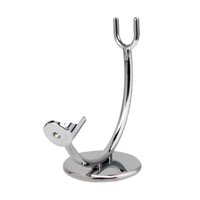 Ioensy - Soporte Para Maquinilla De Afeitar Recta Soporte Curvo Soporte Para Afeitado Accesorio De Acabado Pulido