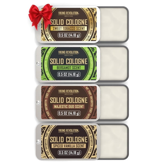 Colonia sólida Viking Revolution, paquete de 4 unidades para hombre, 15 ml