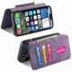 thumbnail image 4 of Funda Billetera Magnética para iPhone 17 Soporte Tarjetas Desmontable Morado, 4 of 6