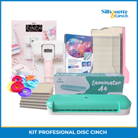 Hobypress - Kit Profesional Disc Cinch + Laminadora A4 Menta