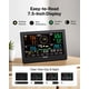 thumbnail image 4 of Pantalla VA inalámbrica 7 en 1 de Weather Station VEVOR de 7,5 pulgadas, 4 of 9