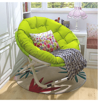 Genérico - Silla Plegable Luna Redonda De Camping Verde