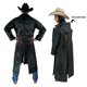 thumbnail image 2 of Abrigo impermeable Southwestern Equine Cowboy negro XXXL, 2 of 5