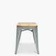 thumbnail image 1 of Piso Tolix Asiento Madera Plata, 1 of 4