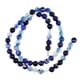 thumbnail image 5 of cuentas de ágata natural azul oscuro a rayas cuentas sueltas a granel joyas crujidos 6 mm, 5 of 5