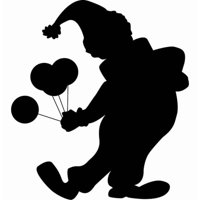 Rienda Libre Graphics - Decomural Balloon Clown Circus Ws-18026